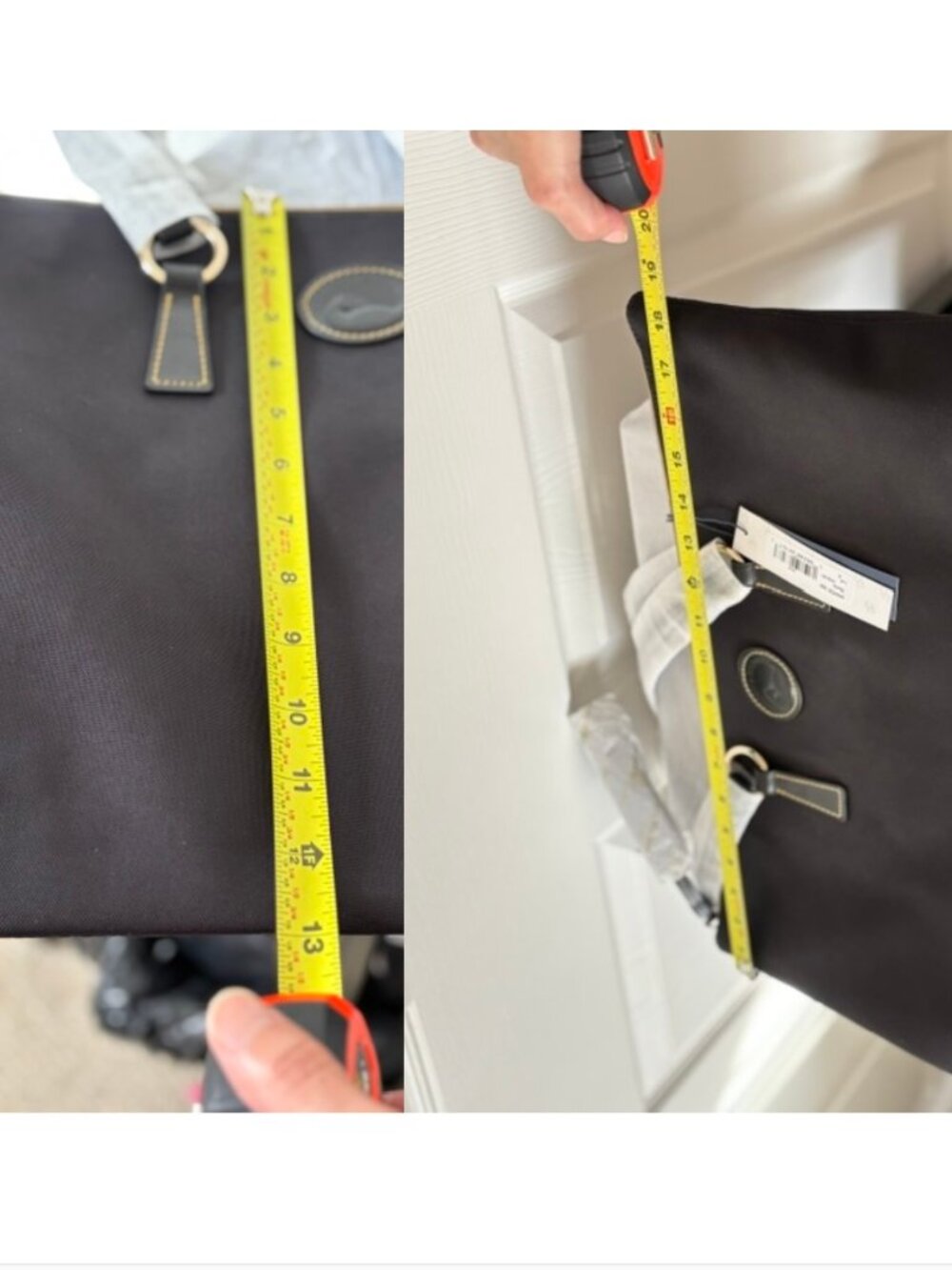 Dooney & Bourke Nylon Tobi Tote Bag Black - Picture 14 of 16
